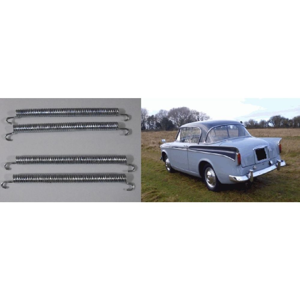 FRONT BRAKE SHOE SPRINGS x4 (Sunbeam Rapier Mk2) (From 1958- 59 Only)